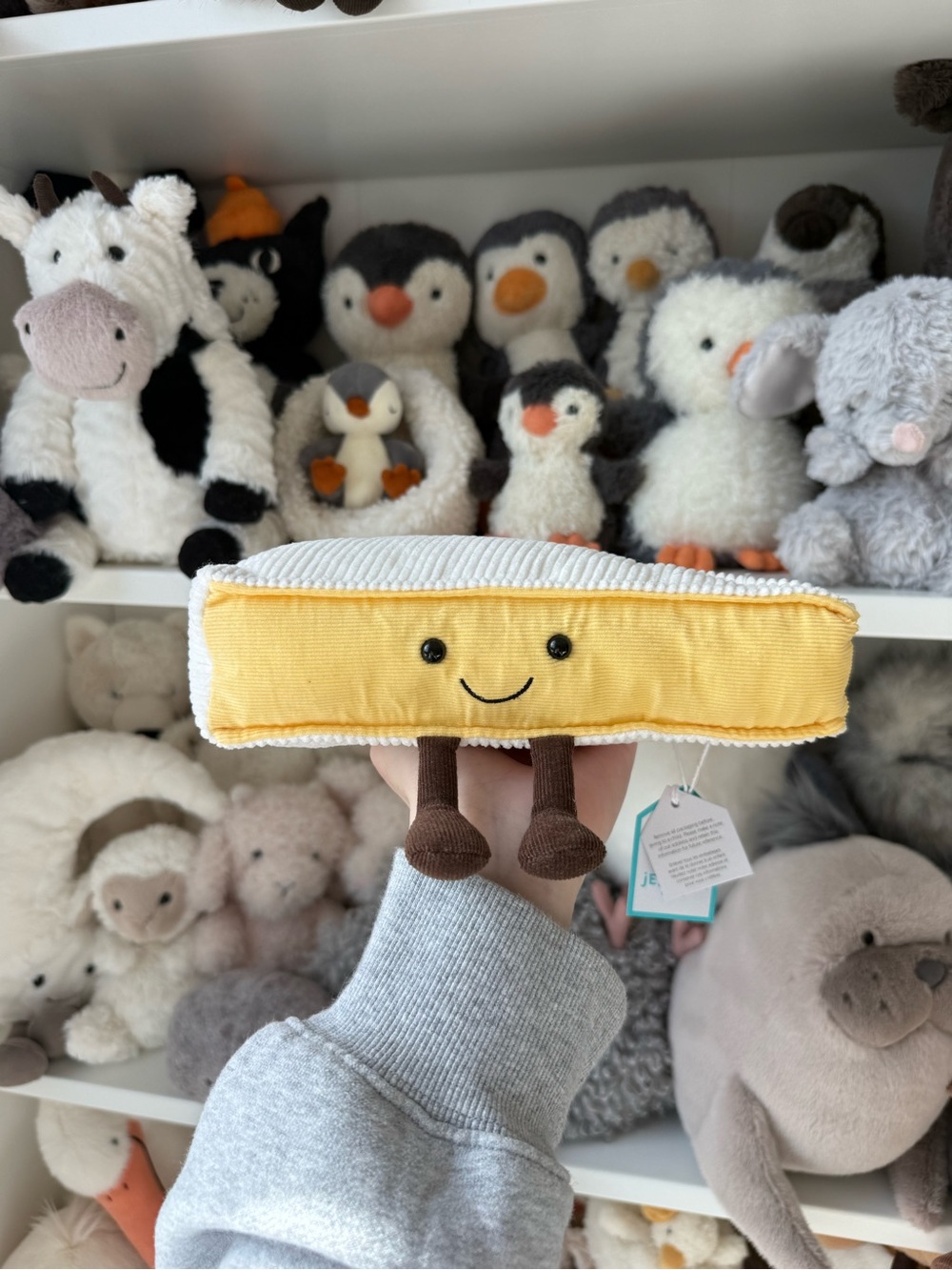 NWT Jellycat Brie Cheese